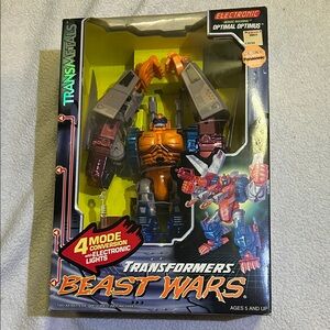 1998 NIB Kenner TransMetals Beast Wars Transformer Optimal Optimus Toy